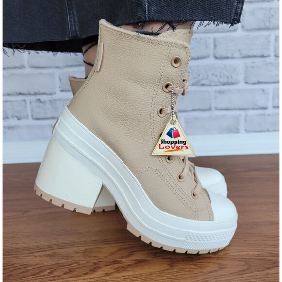 ⭐Converse Chuck 70 De Luxe Weatherized Leather Sz 11.5 Women Shoes Boots A12345C - Picture 4 of 13